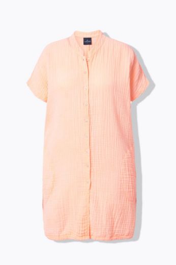Plus size veliki brojevi Bluza od muslina kratkih rukava za punije