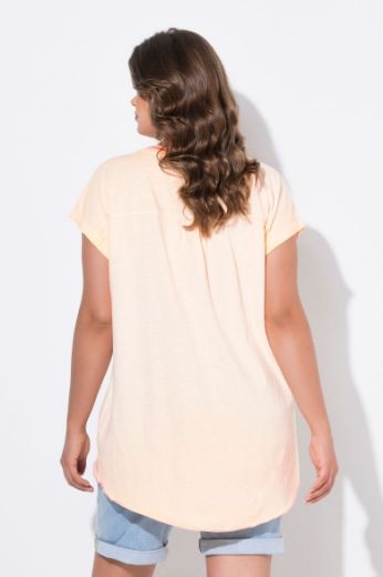 Plus size veliki brojevi Majica kratkih rukava V ovratnika za punije