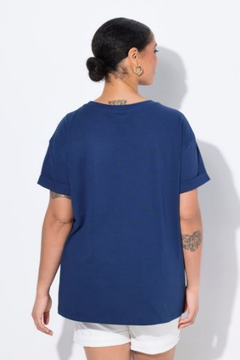 Plus size veliki brojevi Majica kratkih rukava okruglog ovratnika za punije