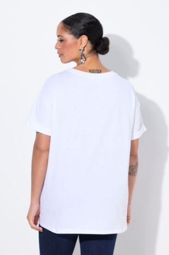 Plus size veliki brojevi Majica kratkih rukava okruglog ovratnika za punije