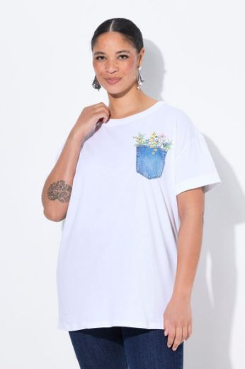 Plus size veliki brojevi Majica kratkih rukava okruglog ovratnika za punije