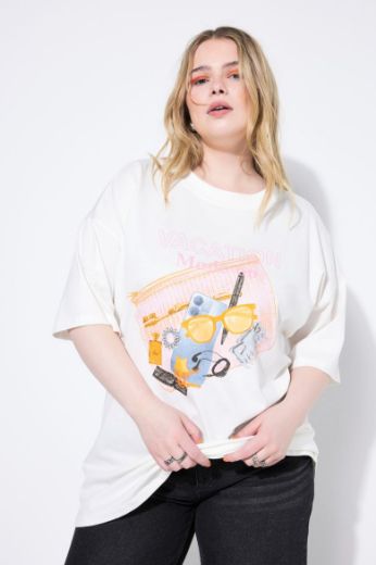 Plus size veliki brojevi Majica kratkih rukava šireg kroja za punije