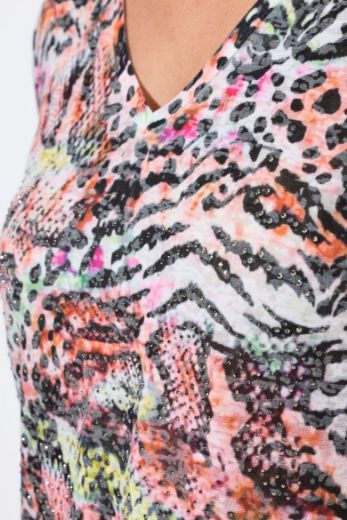 Plus size veliki brojevi Majica kratkih rukva A kroja za punije