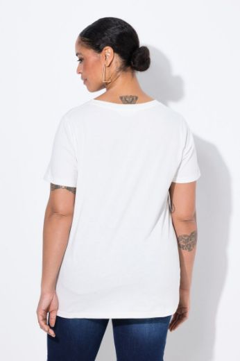 Plus size veliki brojevi Majica kratkih rukava okruglog ovratnika za punije