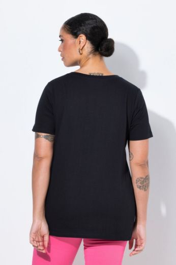 Plus size veliki brojevi Majica kratkih rukava okruglog ovratnika za punije