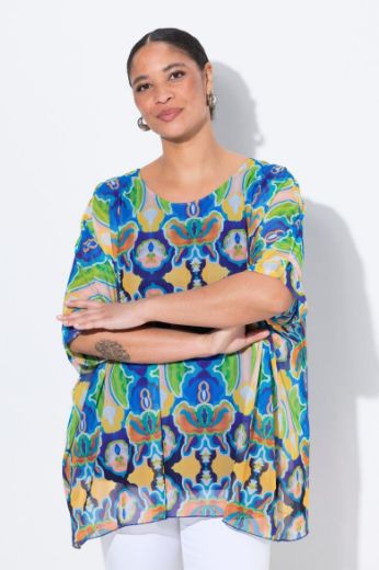 Plus size veliki brojevi Bluza kratkih rukava šireg kroja za punije