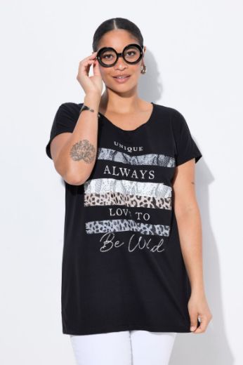 Plus size veliki brojevi Majica kratkih rukava okruglog ovratnika za punije