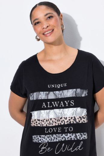 Plus size veliki brojevi Majica kratkih rukava okruglog ovratnika za punije