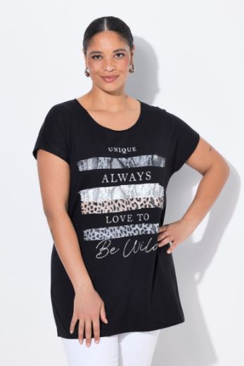 Plus size veliki brojevi Majica kratkih rukava okruglog ovratnika za punije