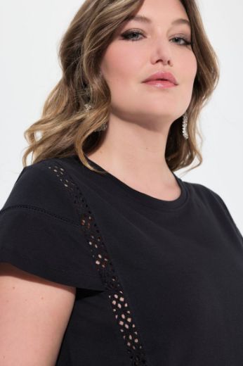 Plus size veliki brojevi Majica kratkih rukava okruglog ovratnika za punije