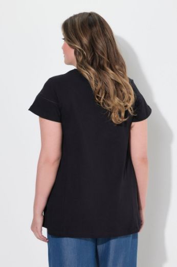 Plus size veliki brojevi Majica kratkih rukava okruglog ovratnika za punije