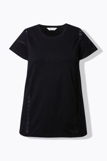 Plus size veliki brojevi Majica kratkih rukava okruglog ovratnika za punije