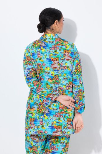 Plus size veliki brojevi Bluza dugih rukava dužeg A kroja za punije