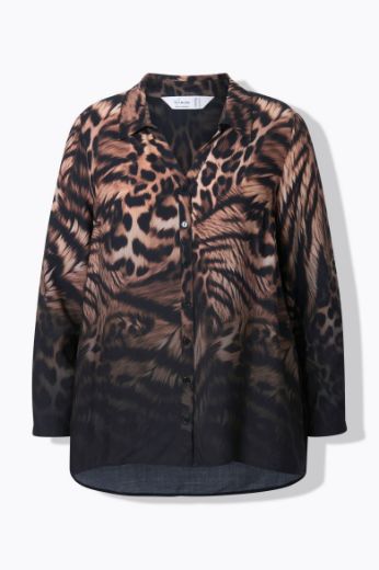 Plus size veliki brojevi Bluza dugih rukava A kroja za punije