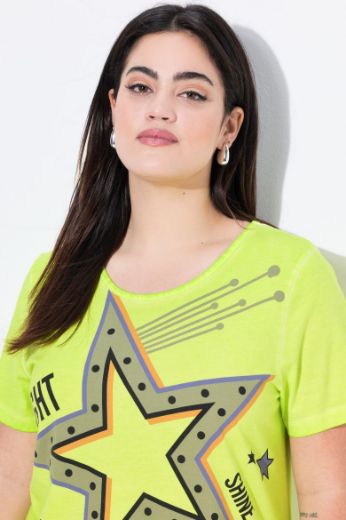 Plus size veliki brojevi Majica kratkih rukava okruglog ovratnika za punije