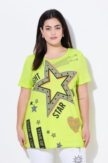 Plus size veliki brojevi Majica kratkih rukava okruglog ovratnika za punije
