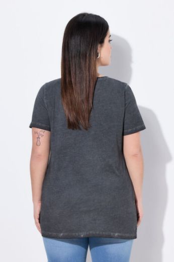 Plus size veliki brojevi Majica kratkih rukava okruglog ovratnika za punije