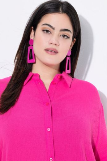Plus size veliki brojevi Bluza kratkih rukava šireg kroja za punije