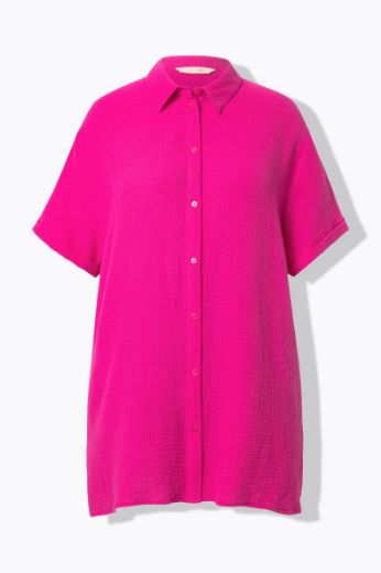 Plus size veliki brojevi Bluza kratkih rukava šireg kroja za punije