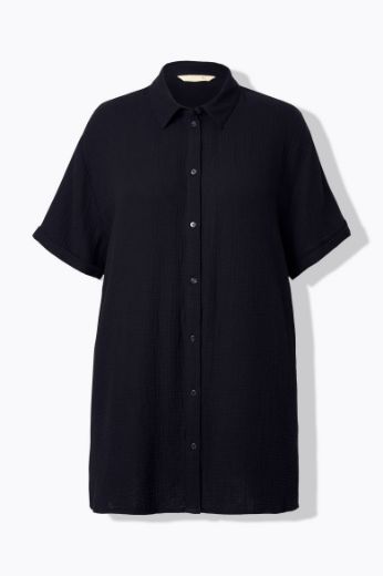 Plus size veliki brojevi Bluza kratkih rukava šireg kroja za punije