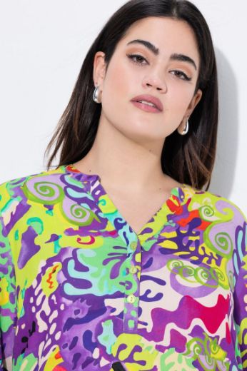 Plus size veliki brojevi Bluza dugih rukava A kroja za punije