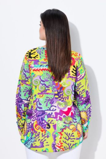Plus size veliki brojevi Bluza dugih rukava A kroja za punije