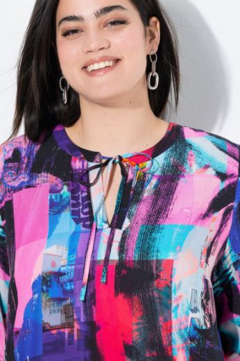 Plus size veliki brojevi Bluza dugih rukava A kroja za punije