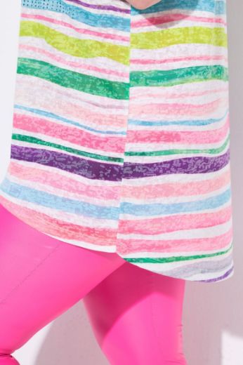Plus size veliki brojevi Majica kratkih rukava A kroja za punije