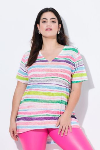 Plus size veliki brojevi Majica kratkih rukava A kroja za punije
