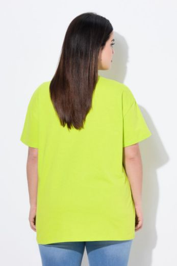 Plus size veliki brojevi Majica kratkih rukava V ovratnika za punije