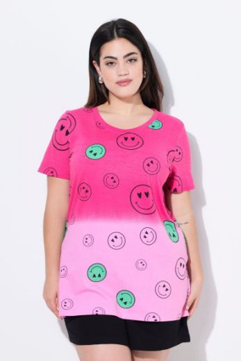 Plus size veliki brojevi Majica kratkih rukava okruglog ovratnika za punije