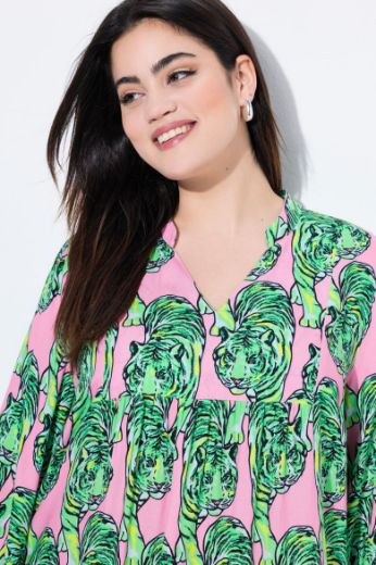 Plus size veliki brojevi Bluza 3/4 rukava A kroja za punije