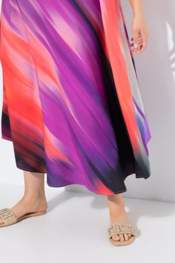 Plus size veliki brojevi Haljina maxi bez rukava A kroja za punije