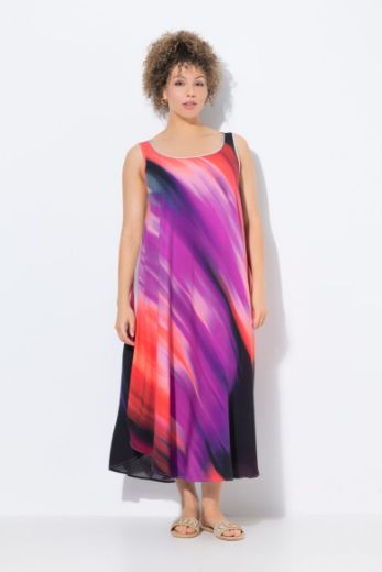 Plus size veliki brojevi Haljina maxi bez rukava A kroja za punije