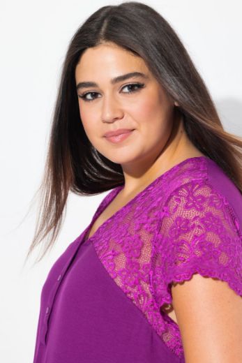 Plus size veliki brojevi Pidžama kratkih rukava i dugih nogavica za punije