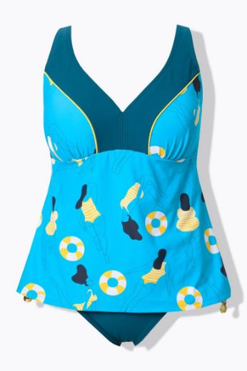 Plus size veliki brojevi Kupaći kostim tankini za punije