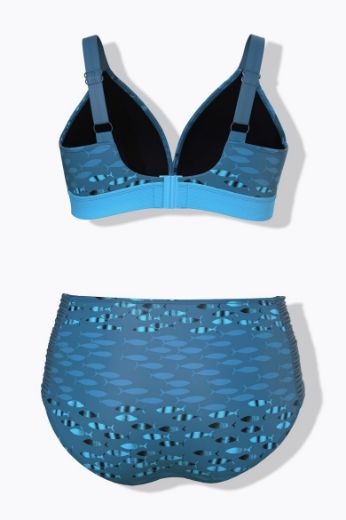 Plus size veliki brojevi Kupaći kostim dvodjelni bikini za punije