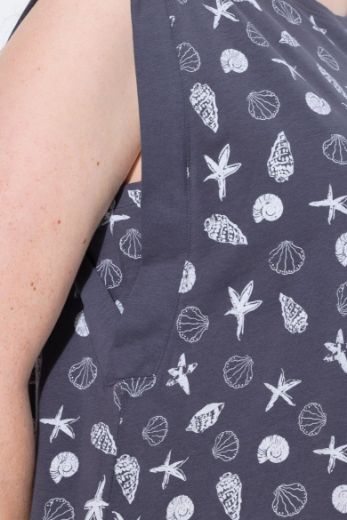 Plus size veliki brojevi Spavaćica bez rukava za punije