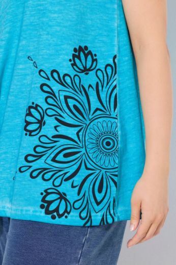 Plus size veliki brojevi Majica bez rukava A kroja za punije