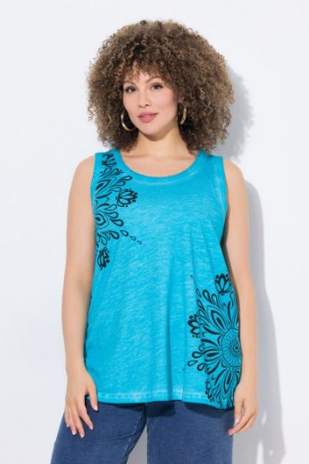 Plus size veliki brojevi Majica bez rukava A kroja za punije