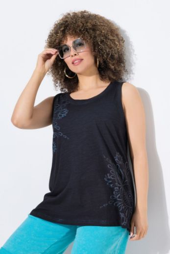 Plus size veliki brojevi Majica bez rukava A kroja za punije