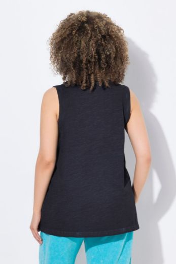 Plus size veliki brojevi Majica bez rukava A kroja za punije