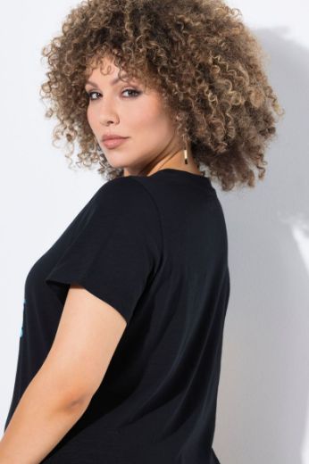 Plus size veliki brojevi Majica kratkih rukava okruglog ovratnika za punije