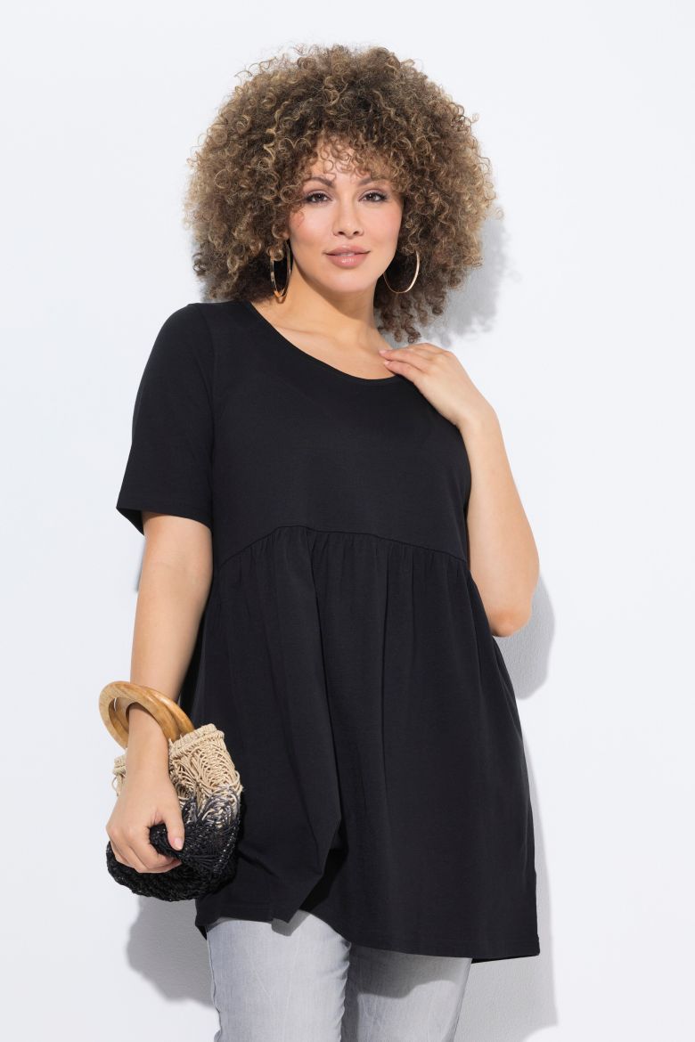 Plus size veliki brojevi Majica kratkih rukava A kroja za punije