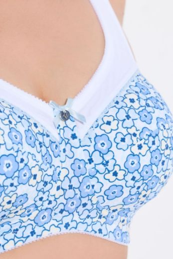 Plus size veliki brojevi Grudnjak bez žica cvjetnog uzorka za punije