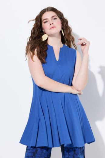 Plus size veliki brojevi Bluza bez rukava dužeg A kroja za punije