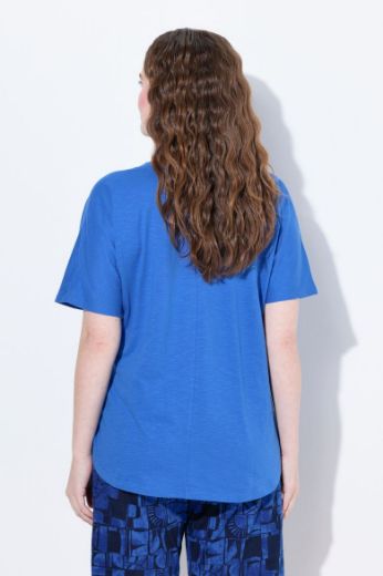 Plus size veliki brojevi Majica kratkih rukava okruglog ovratnika za punije