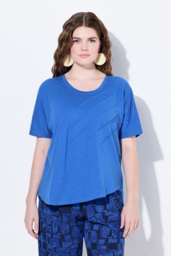 Plus size veliki brojevi Majica kratkih rukava okruglog ovratnika za punije