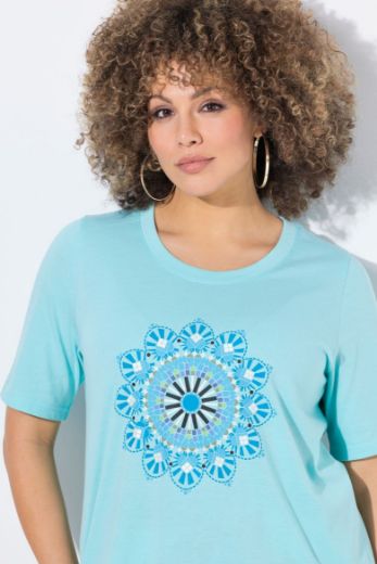Plus size veliki brojevi Majica kratkih rukava okruglog ovratnika za punije