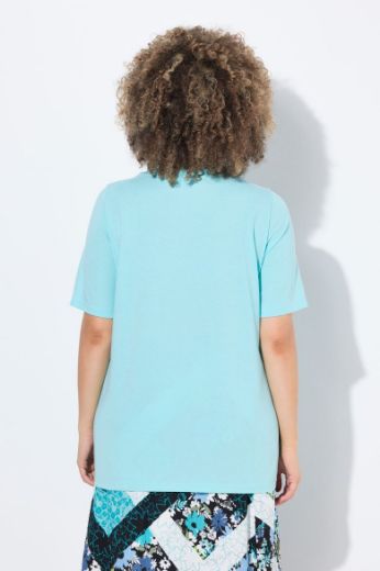Plus size veliki brojevi Majica kratkih rukava okruglog ovratnika za punije